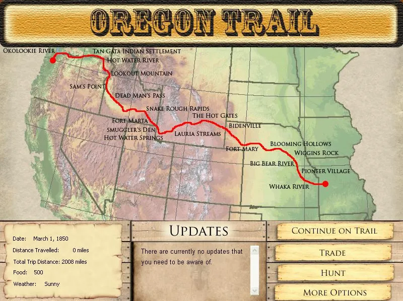 Oregon Trail screenshot 1